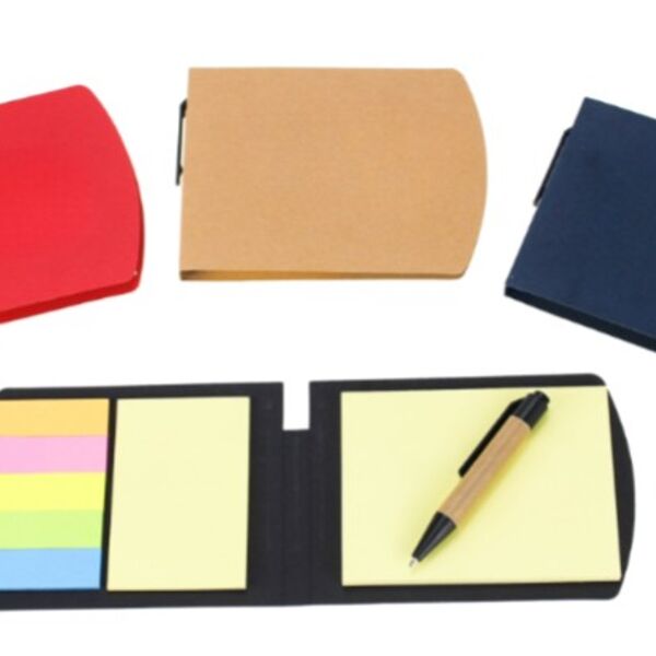 10 pcs Eco-Friendly Sticky Notes with Pen Thumbnail
