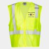 Unisex Single Pocket Zipper Mesh Vest Thumbnail