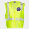 Unisex Single Pocket Zipper Mesh Vest Thumbnail