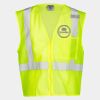 Unisex Single Pocket Zipper Mesh Vest Thumbnail