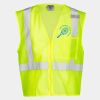 Unisex Single Pocket Zipper Mesh Vest Thumbnail